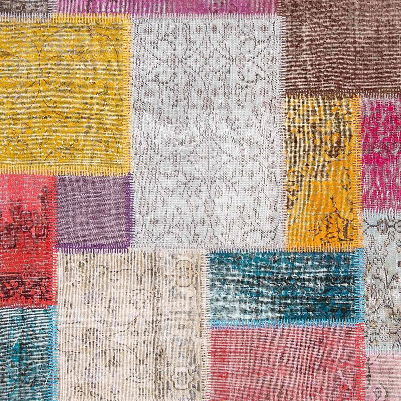 Tapete de trabalho em patchwork 250x300cm - Tapete de lã