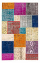 Tapete de trabalho em patchwork 123x185cm - Tapete de lã