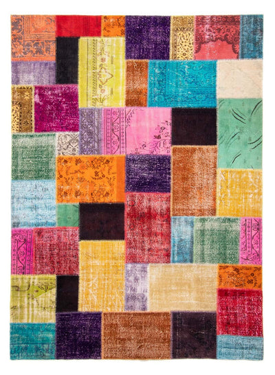 Tapete de trabalho em patchwork 275x365cm - Perserteppich Wollteppich