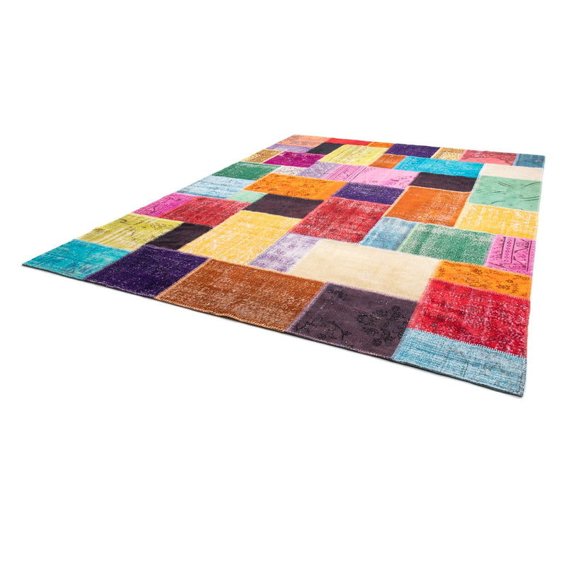 Tapete de trabalho em patchwork 365x275cm - Perserteppich Wollteppich