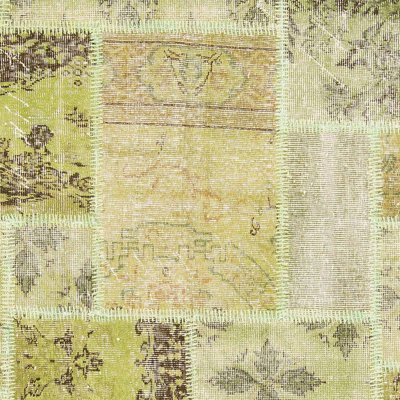 Tapete de trabalho em patchwork 172x242cm - Tapete de lã