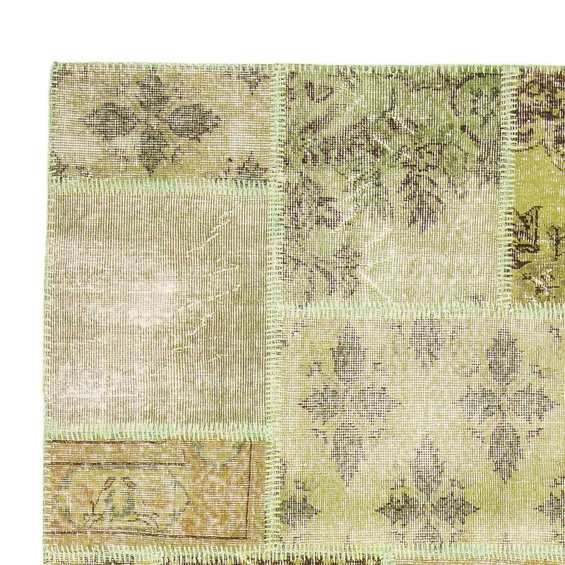 Tapete de trabalho em patchwork 172x242cm - Tapete de lã
