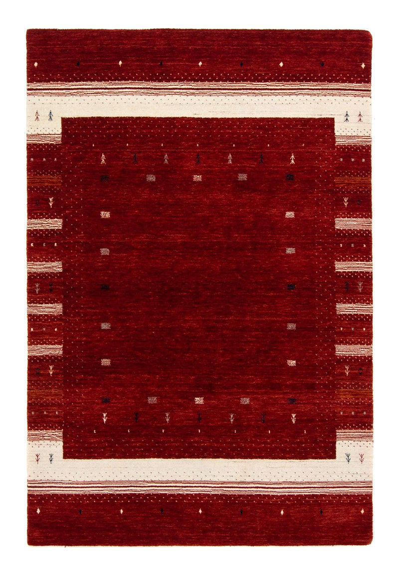 Tapete Gabbeh - Loribaft Persa - 204 x 140 cm - vermelho