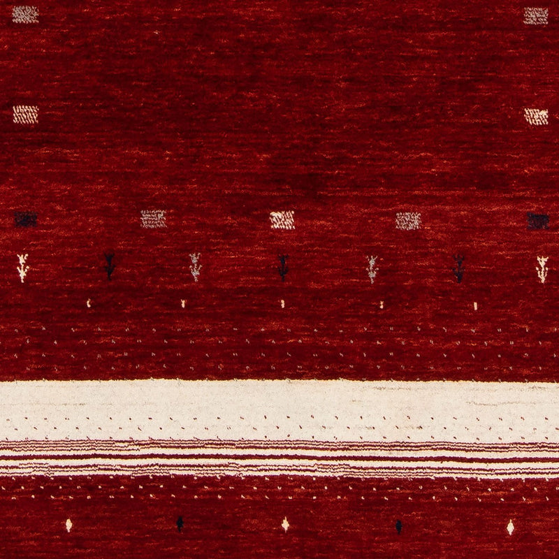 Tapete Gabbeh - Loribaft Persa - 204 x 140 cm - vermelho