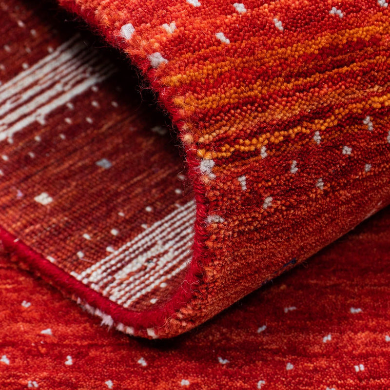 Tapete Gabbeh - Loribaft Persa - 204 x 140 cm - vermelho