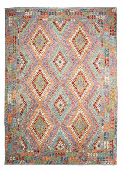 Kilim afegão Tapete 257x349cm