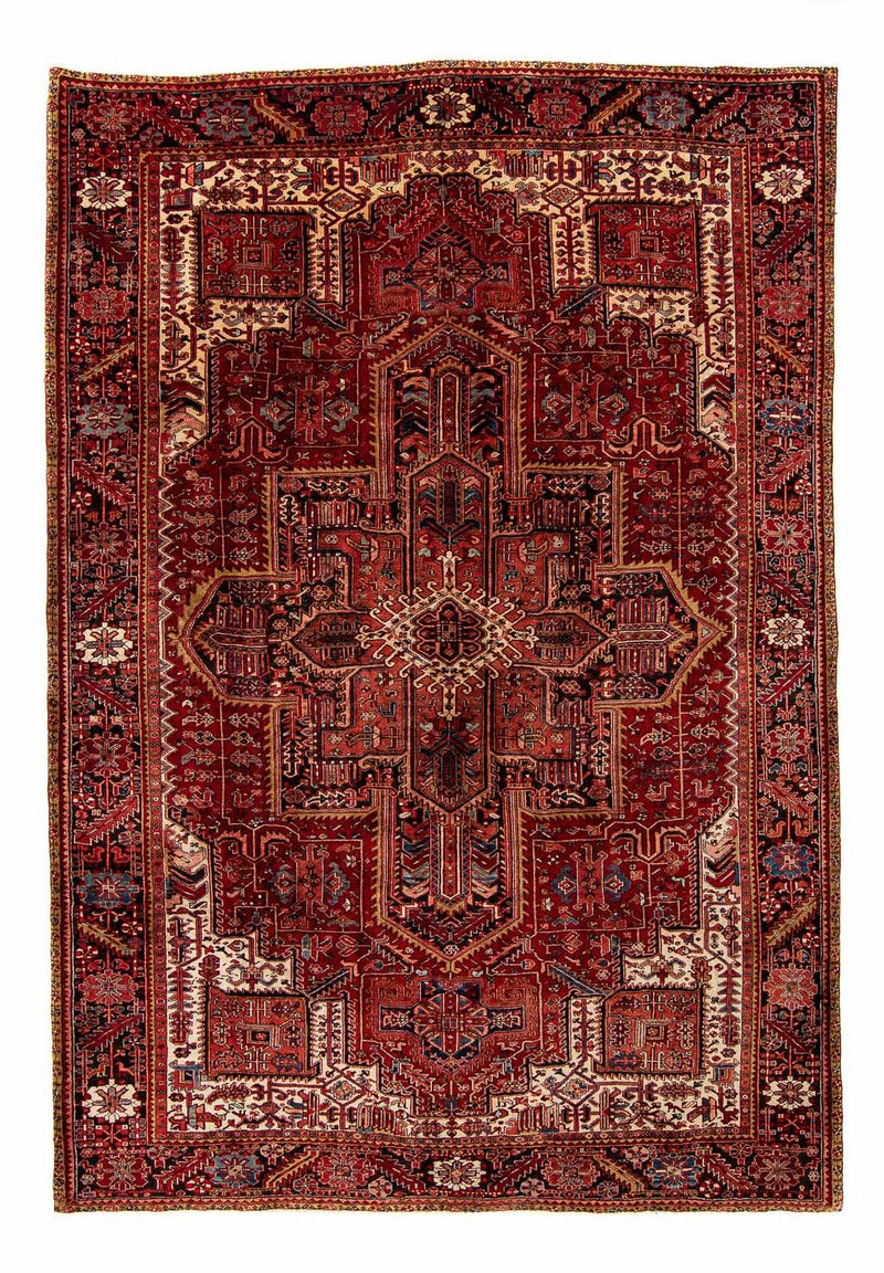 Tapete Persa - Nomadic - 397 x 304 cm - vermelho escuro