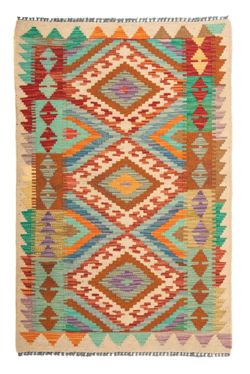 Kilim Maimana Tapete 125x80cm - Tapete de lã