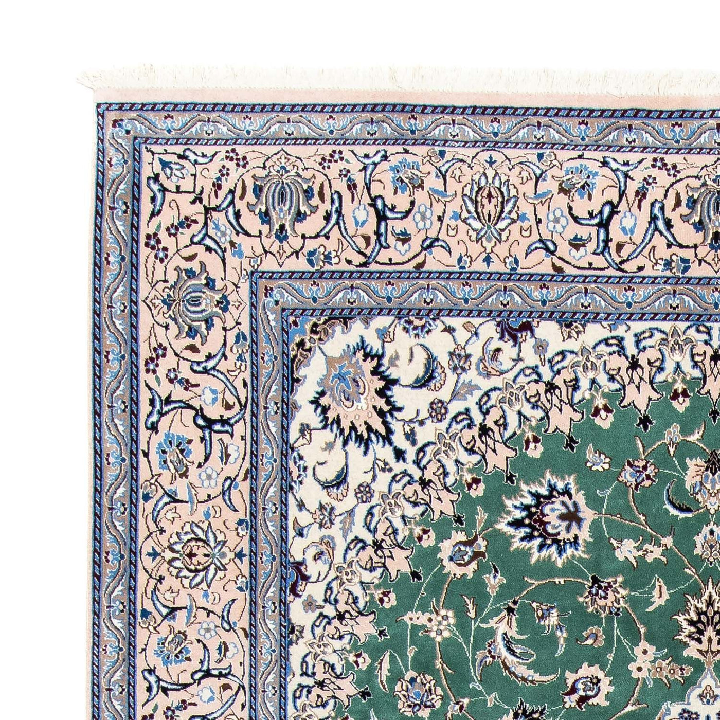 Tapete Persa - Nain - Royal - 293 x 198 cm - verde