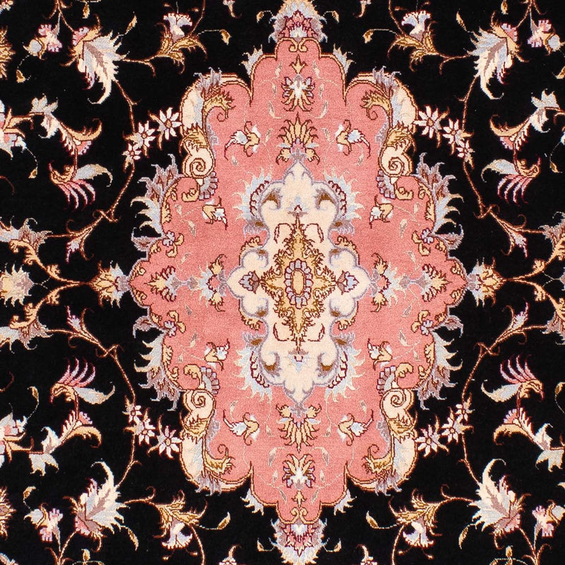 Tapete Persa - Tabriz - Royal - 244 x 166 cm - azul escuro