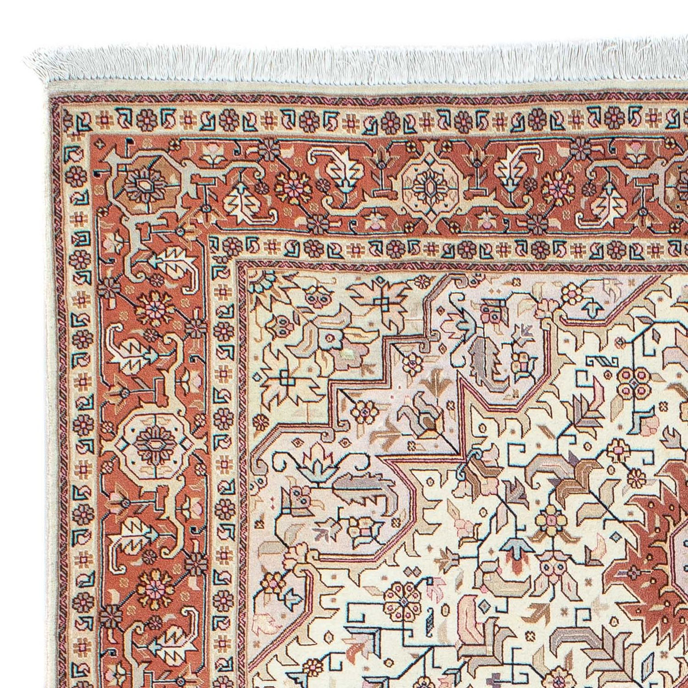Tapete Persa - Tabriz - Royal - 201 x 149 cm - bege