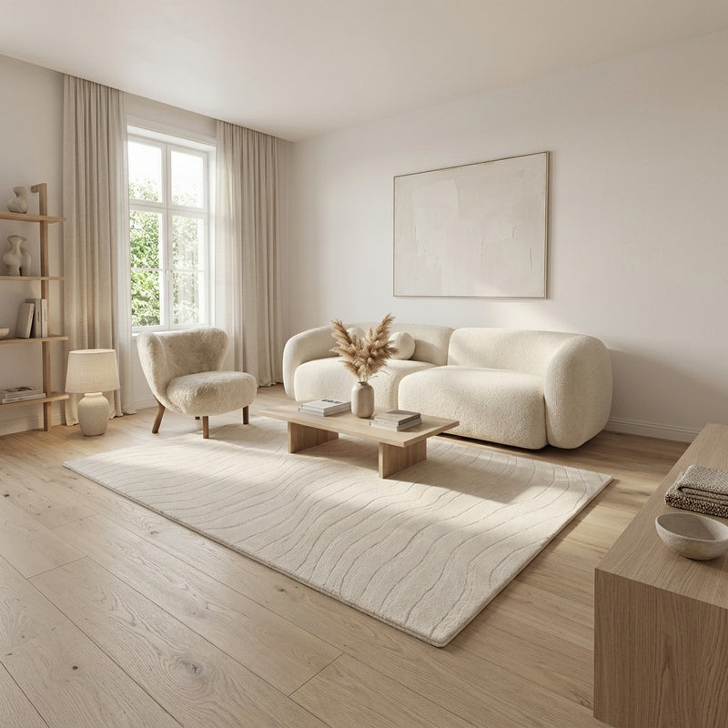 Tapete de lã ElegantMinimalism - Tapete de lã
