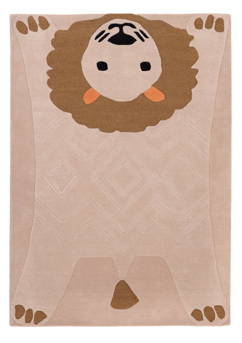 Kinderteppich Löwe liegend