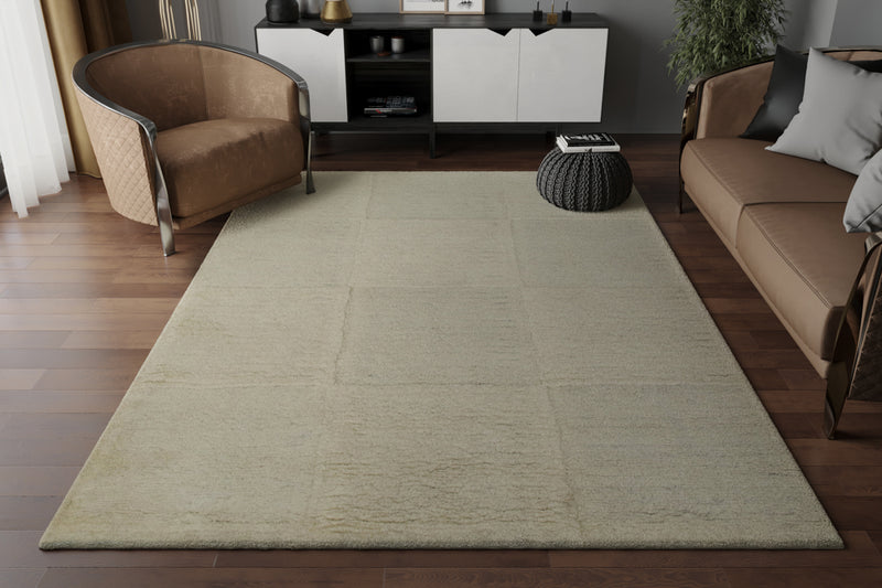 Tapete de lã Modern Merino - Tapete de lã