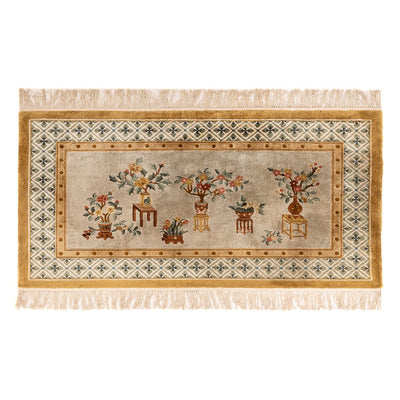 Seda chinesa Tapete 93x154cm - Tapete Oriental
