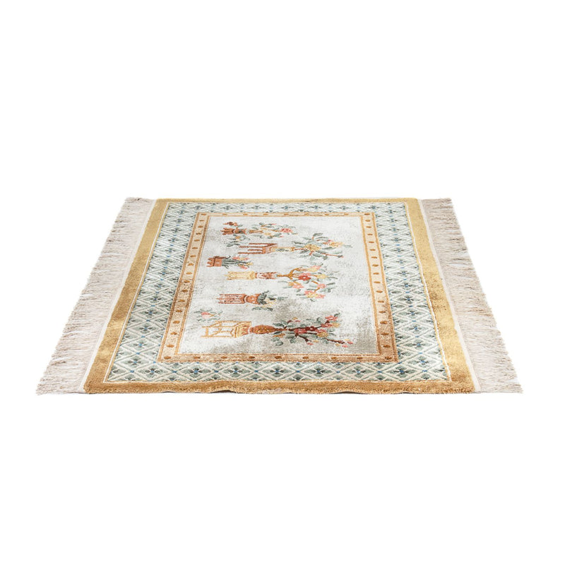 Seda chinesa Tapete 154x93cm - Tapete Oriental